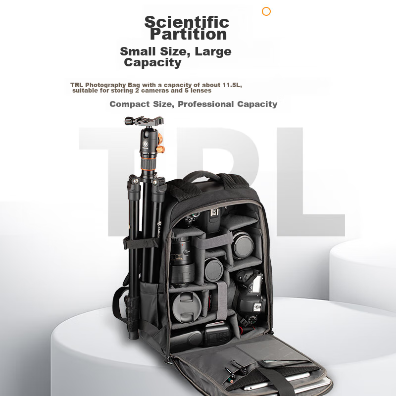 TARION Camera Backpack, Double Shoulder Photography Bag, Waterproof, Multifuncti...