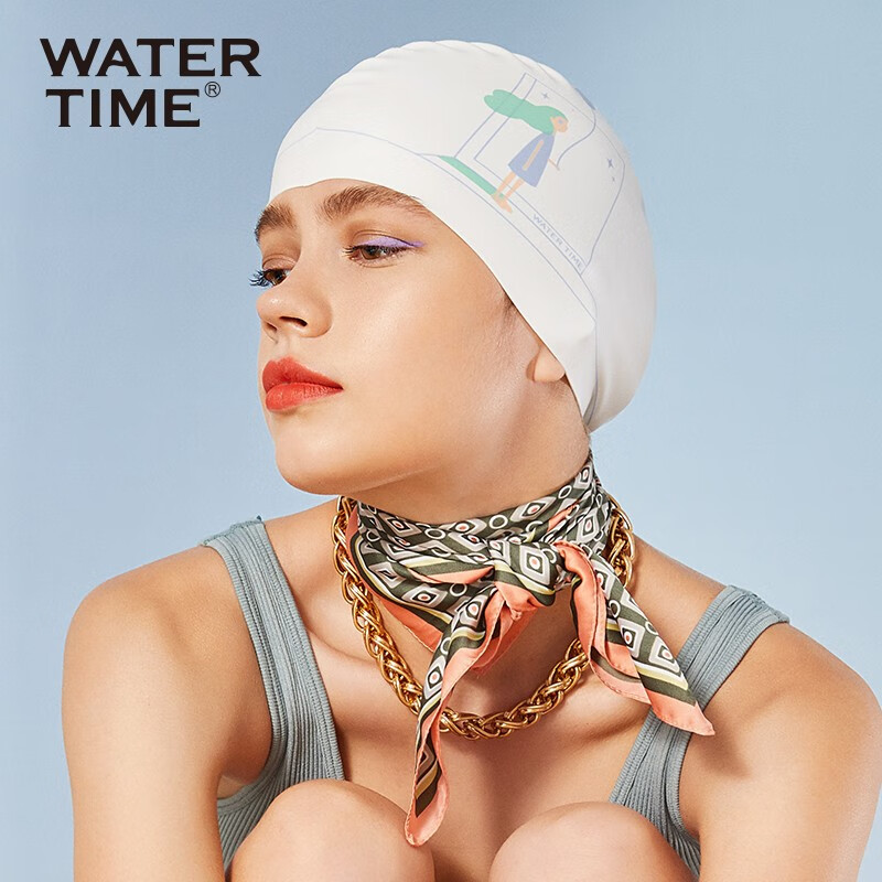 WATERTIME/Shuichuan Waterproof Ear-Protecting Silicone Chlorine-Resistant Swim C...