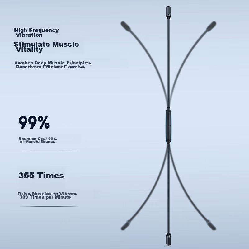 PROIRON Puli'ai, Feili Shi Bar, Elastic Bar, Fitness Bar, Multifunctional Vibrat...