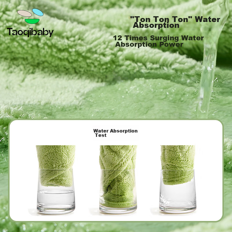 Taoqibaby Baby Bath Towel, Children's Hooded Cape Bathrobe, Newborn Ultra-Soft A...