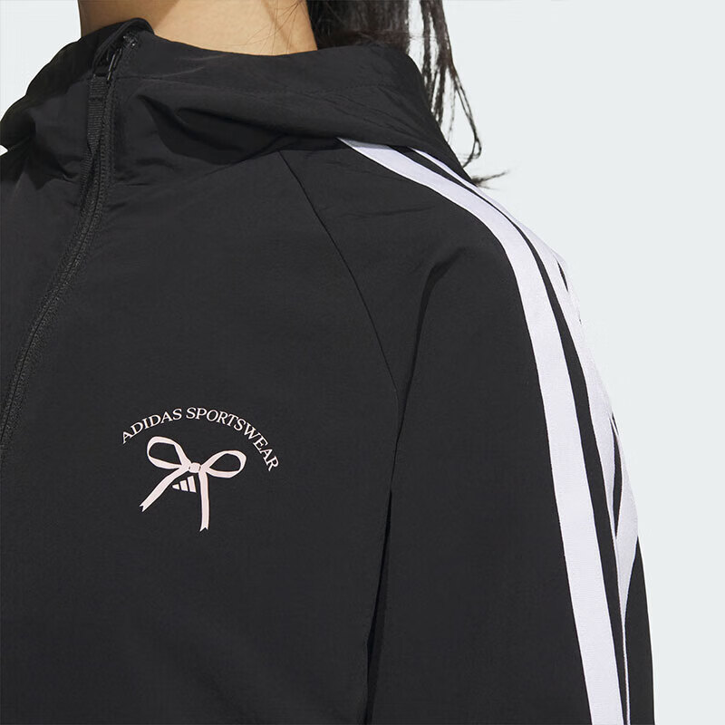 Adidas Women's Fashion Jacket Trendy Sports JY7611 Black L