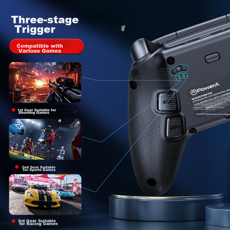 PowerA Wireless Game Controller with Dual Hall Effect Joysticks for Steam/PC/And...