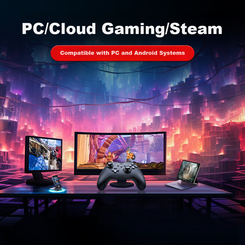 PowerA Wireless Game Controller with Dual Hall Effect Joysticks for Steam/PC/And...