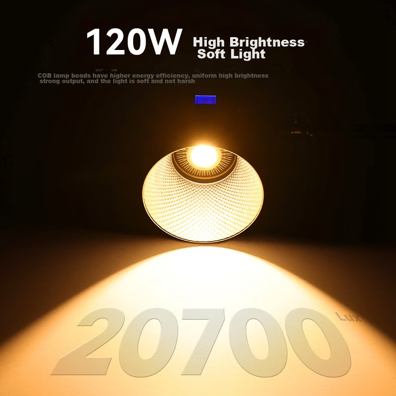 Ulanzi VL120Bi 120W Dual-Color Temperature Fill Light, V-Mount Video Continuous...