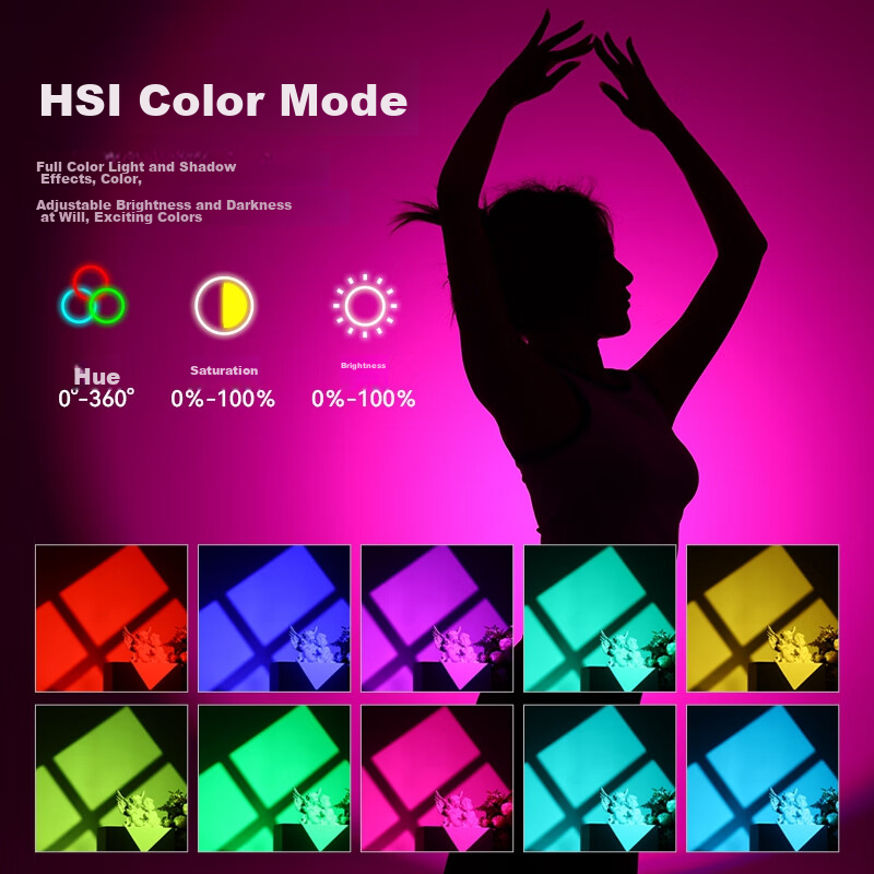 Ulanzi VL120Bi 120W Dual-Color Temperature Fill Light, V-Mount Video Continuous...