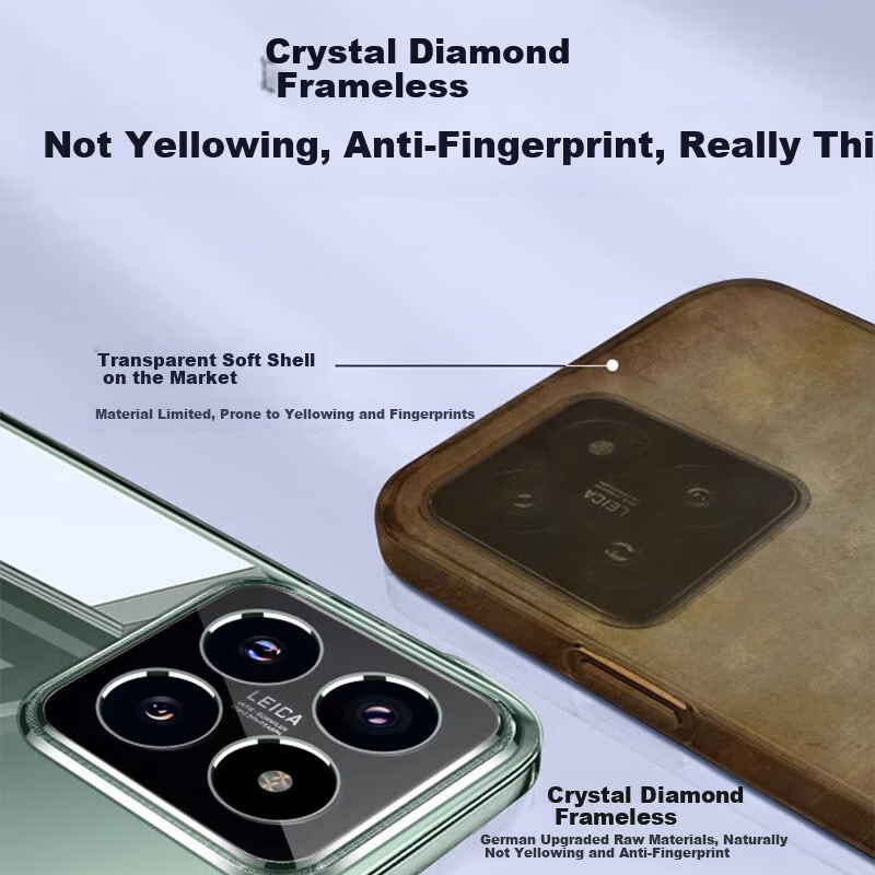 POZZO Yellowing Compensation Suitable for Xiaomi 14 Phone Case Xiaomi 14 Protect...