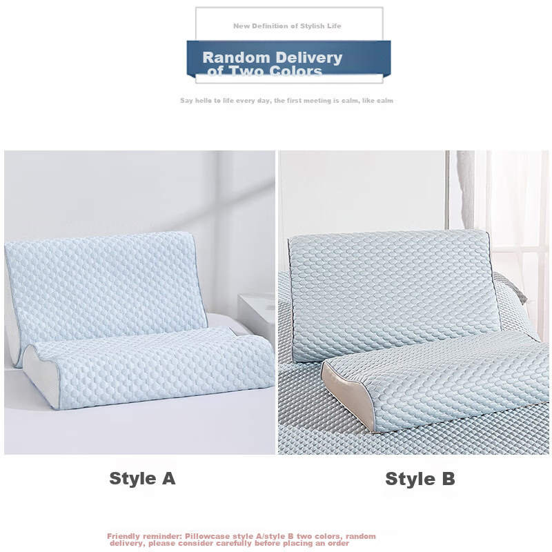AVIVI Latex Pillowcase 60*40 Memory Foam Pillow Latex Pillow Dedicated Pillow Co...