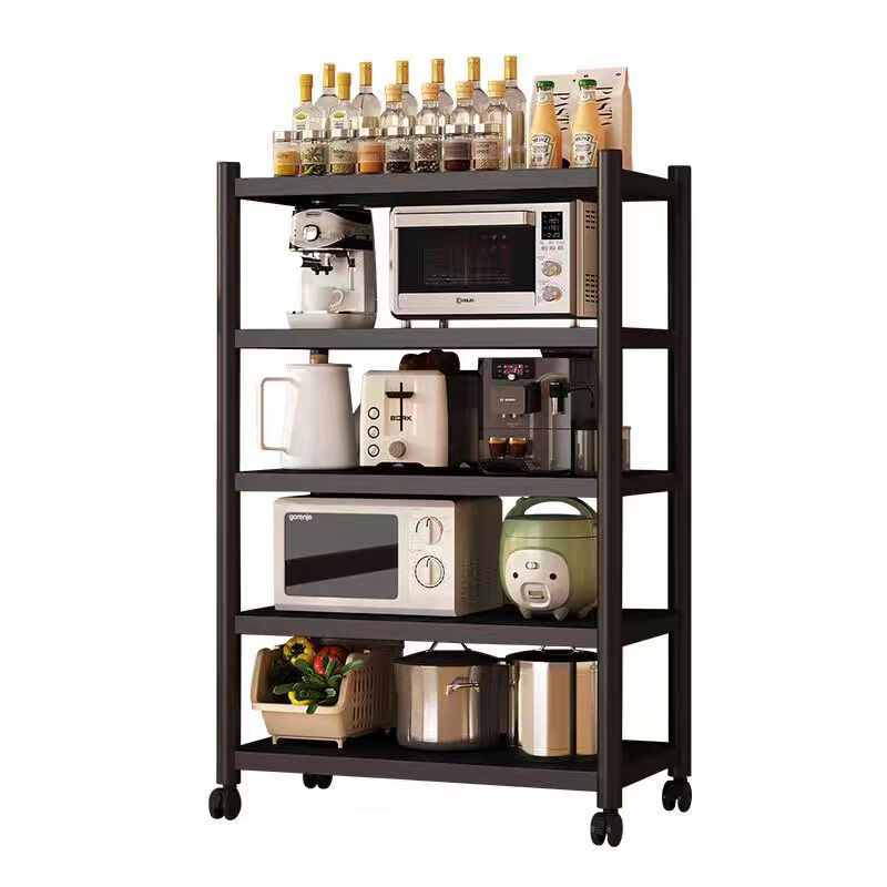 UOEN Kitchen Multi-Functional Storage Rack, Floor-Standing Multi-Layer Organizer...