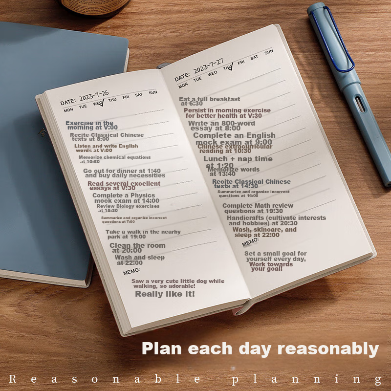 [Lowest Price Online] Ujia Daily Planner, Schedule Book, Study Planner, Time Man...