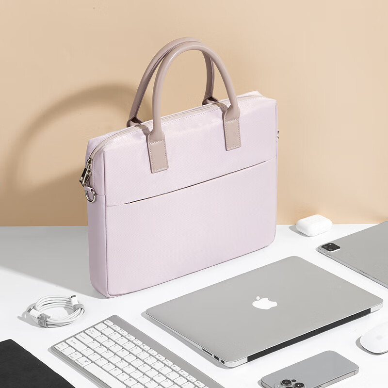 WOMT Inkless Laptop Bag for Women, 14-Inch Single Shoulder Handbag for Apple, Hu...