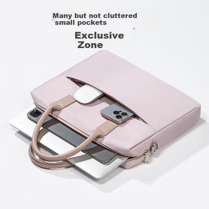 WOMT Inkless Laptop Bag for Women, 14-Inch Single Shoulder Handbag for Apple, Hu...