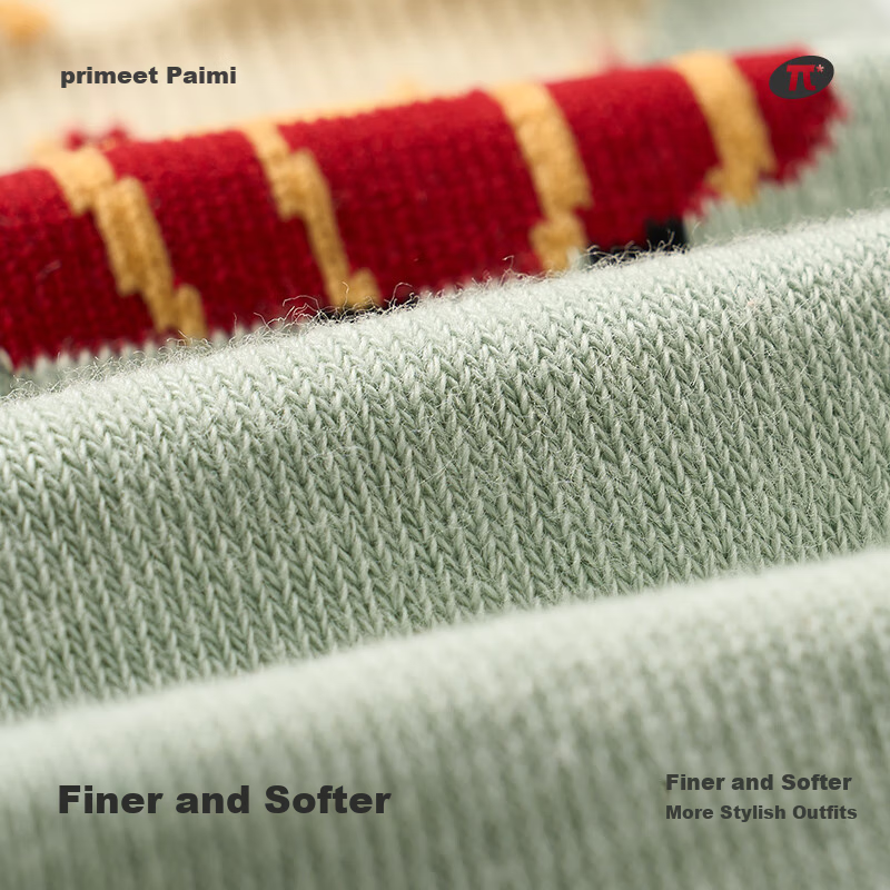 PRIMEET Women's Socks [Spring], Breathable Antibacterial Mid-Calf Socks for Autu...