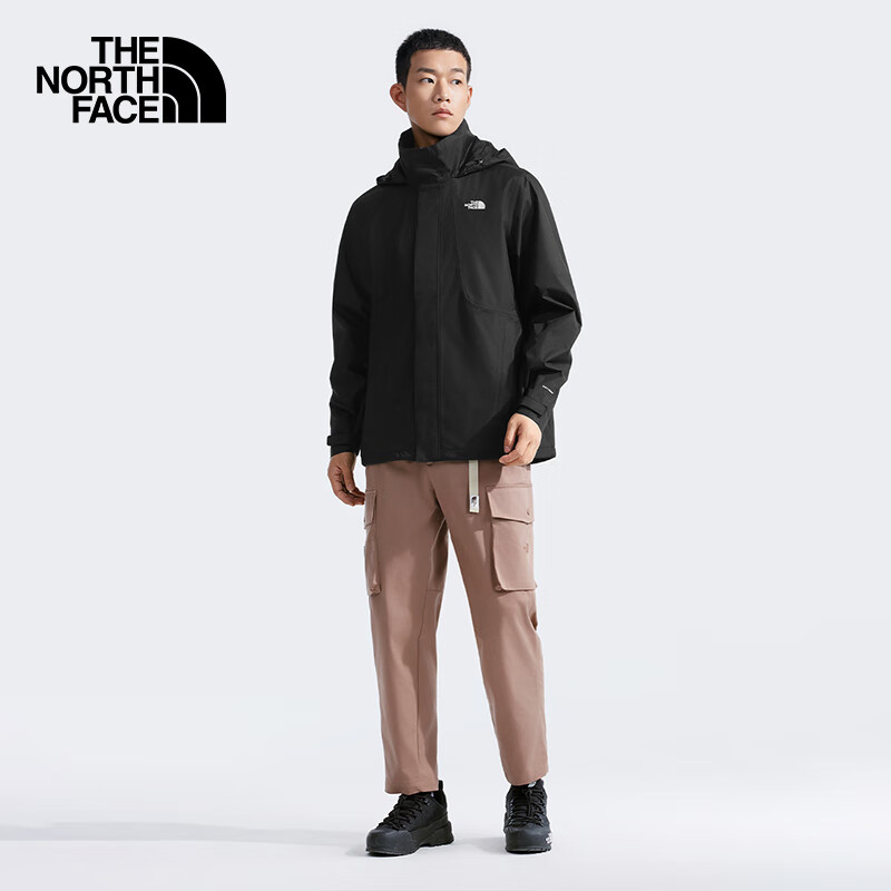 The North Face Men's Outdoor Windproof Single-Layer Hard Shell Jacket 8AUM Black...
