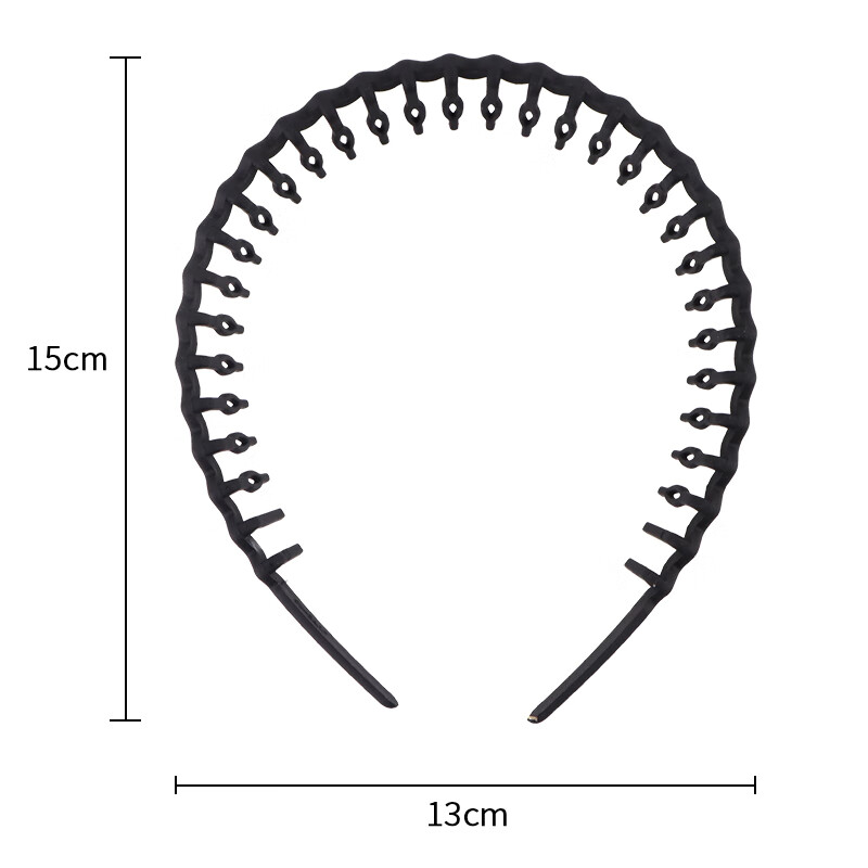 TaTanice Headband, Face Washing Headband, Hairpin with Teeth, Non-Slip, for Smal...