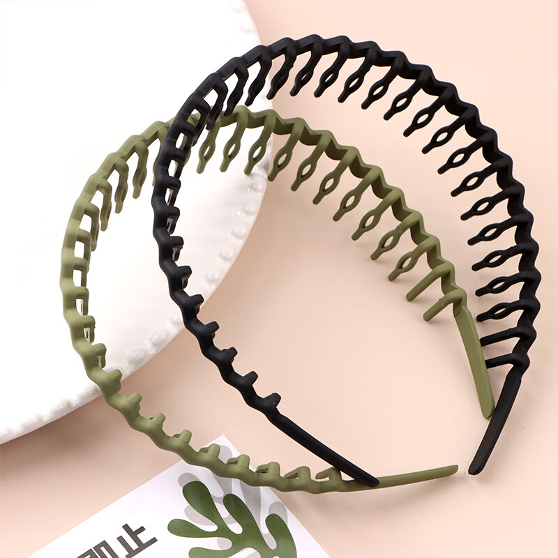 TaTanice Headband, Face Washing Headband, Hairpin with Teeth, Non-Slip, for Smal...