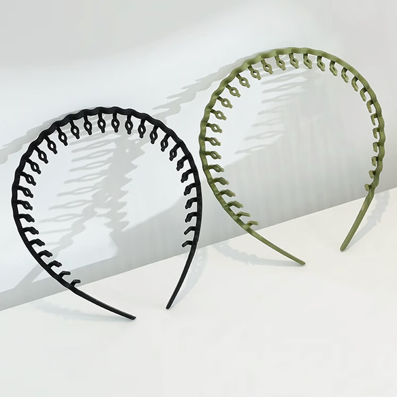 TaTanice Headband, Face Washing Headband, Hairpin with Teeth, Non-Slip, for Smal...