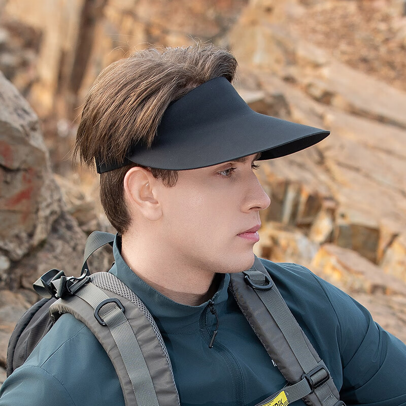 Siggi Men's Sun Protection Hat Spring Summer Topless Sun Hat Outdoor Travel Fish...