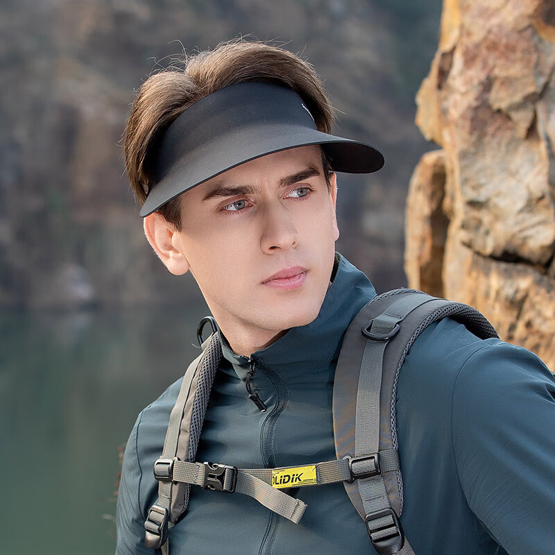 Siggi Men's Sun Protection Hat Spring Summer Topless Sun Hat Outdoor Travel Fish...