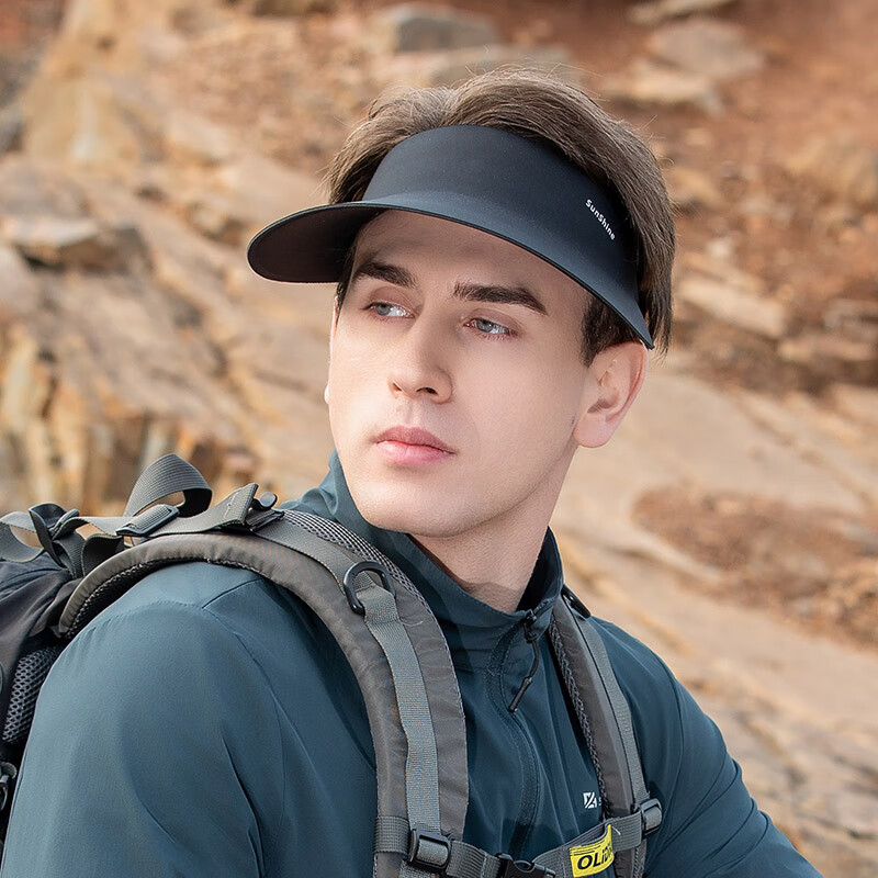 Siggi Men's Sun Protection Hat Spring Summer Topless Sun Hat Outdoor Travel Fish...