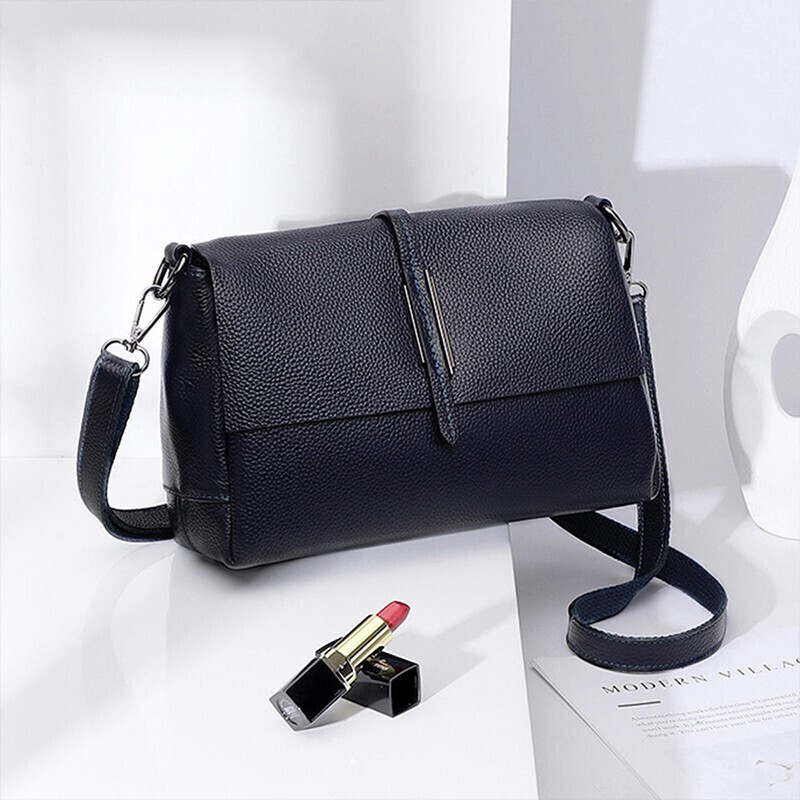 Viney Leather Handbag, Women's Crossbody Bag, Middle-Aged Luxury Shoulder Bag, B...