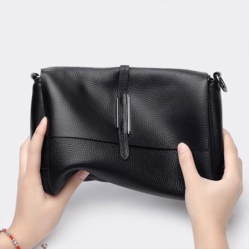 Viney Leather Handbag, Women's Crossbody Bag, Middle-Aged Luxury Shoulder Bag, B...