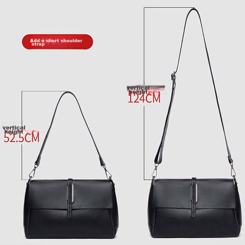 Viney Leather Handbag, Women's Crossbody Bag, Middle-Aged Luxury Shoulder Bag, B...