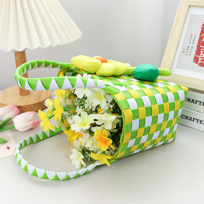 TaTanice Handbag Woven Bag, Birthday Gift Storage Bag, Colorful Woven Handbag, G...