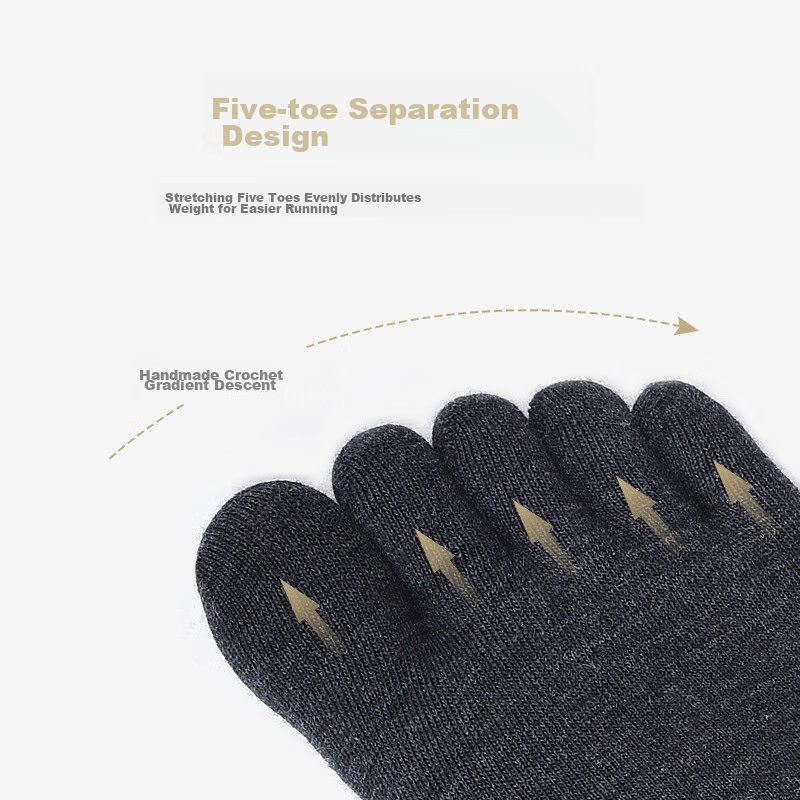 AONIJIE Socks for Men And Women, Five-Toe Socks, Marathon Professional Running H...