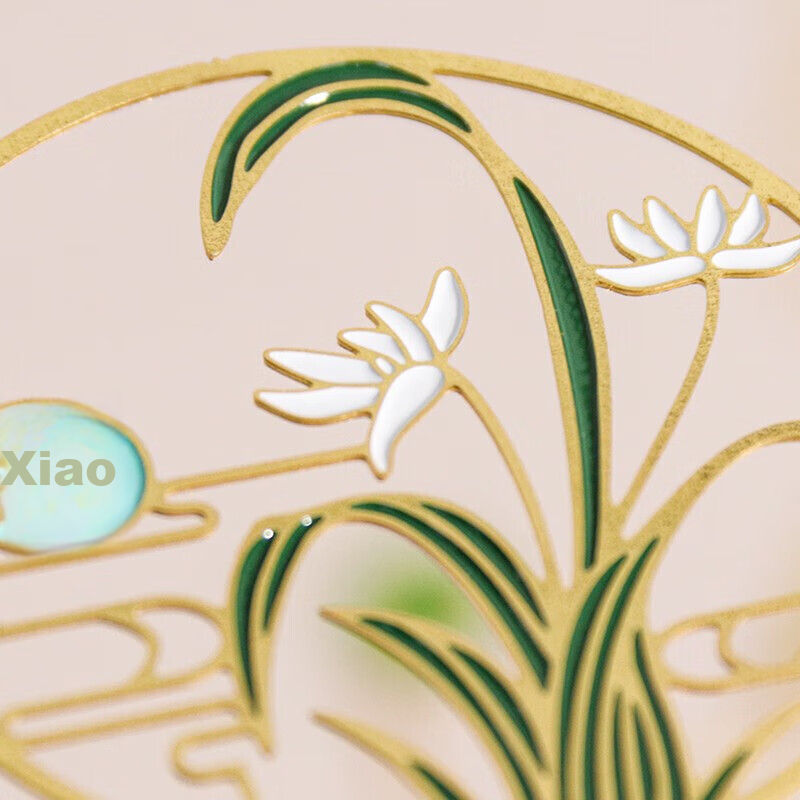 TaTanice Bookmark, Birthday Gift, Chinese-Style Creative Gift, Metal Plum Blosso...