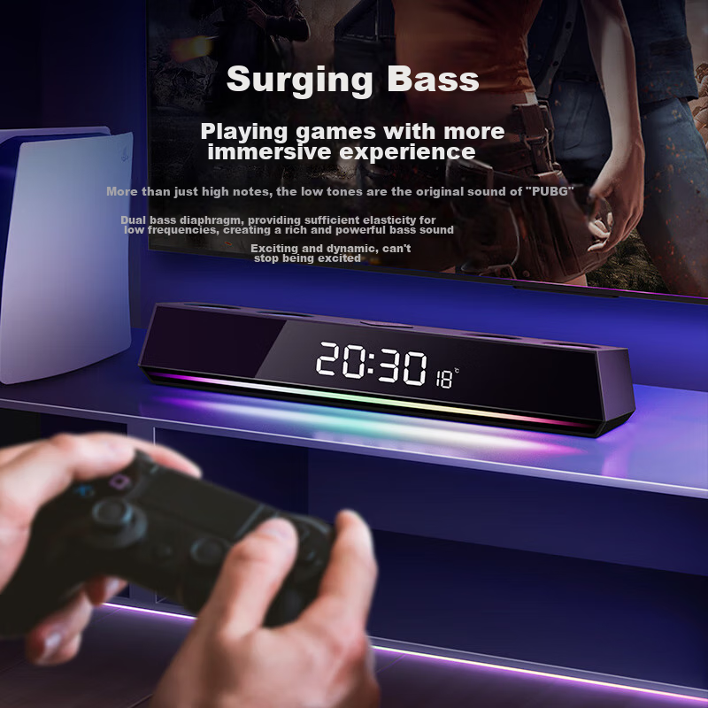 Wortley German Berlin Voice Computer Speakers, Desktop Home Gaming Wired All-In...