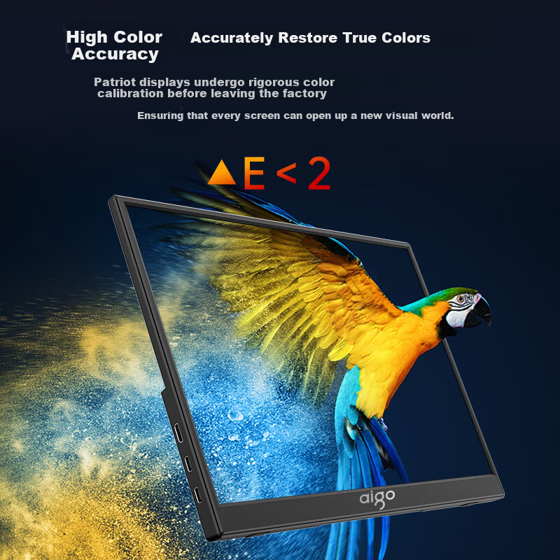 Aigo 14-inch Portable Monitor Expansion Screen for Computer, Smartphone, Laptop,...