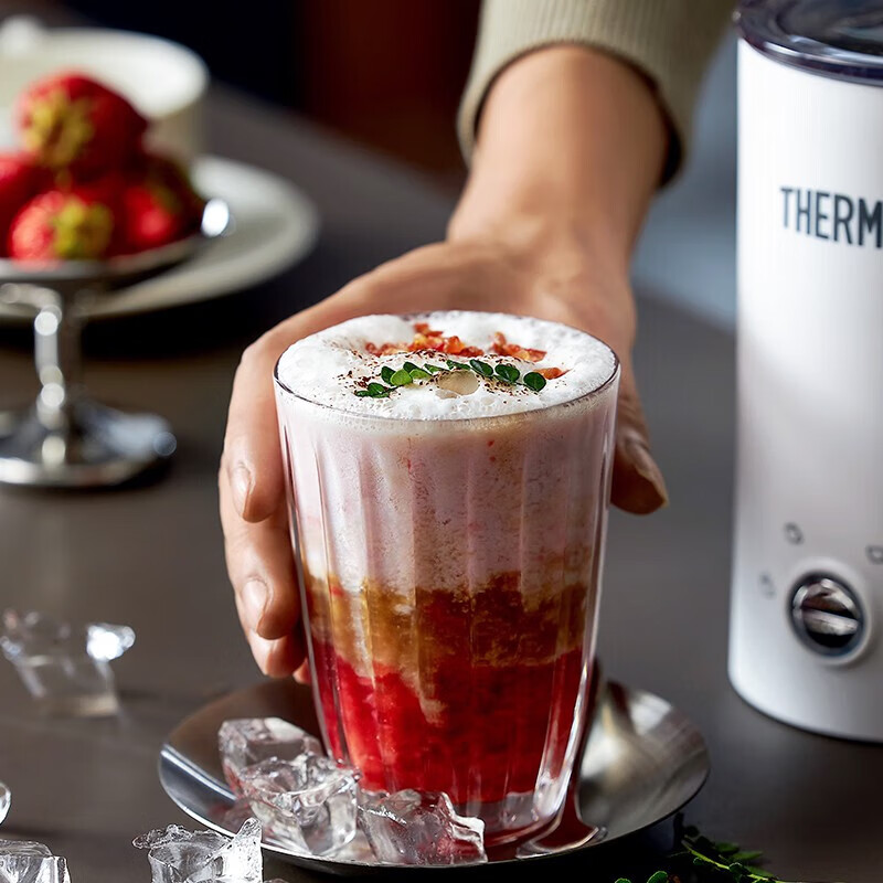 THERMOS [National Subsidy] Multifunctional Milk Frother, Electric Home Coffee Mi...