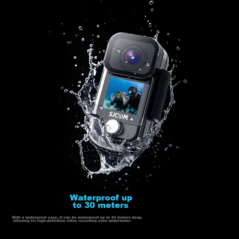 SJCAM C300 Extended Battery Version Thumb-Sized Action Camera for Motorcycle Hel...