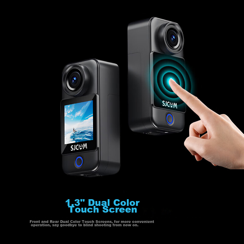 SJCAM C300 Extended Battery Version Thumb-Sized Action Camera for Motorcycle Hel...