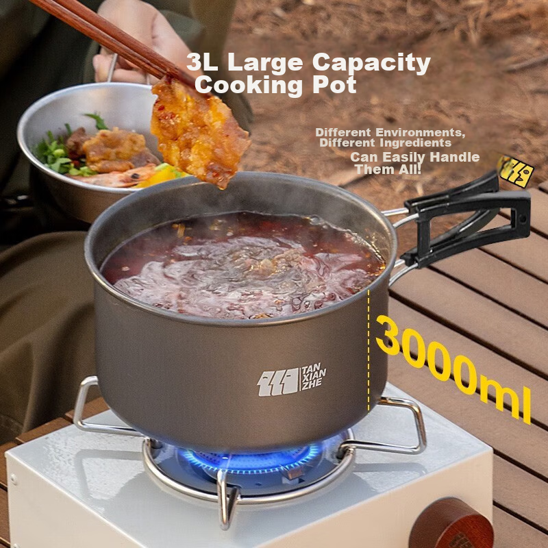 TANXIANZHE Outdoor Stove, Camping Kettle, Portable Stove, Camping Equipment Set,...