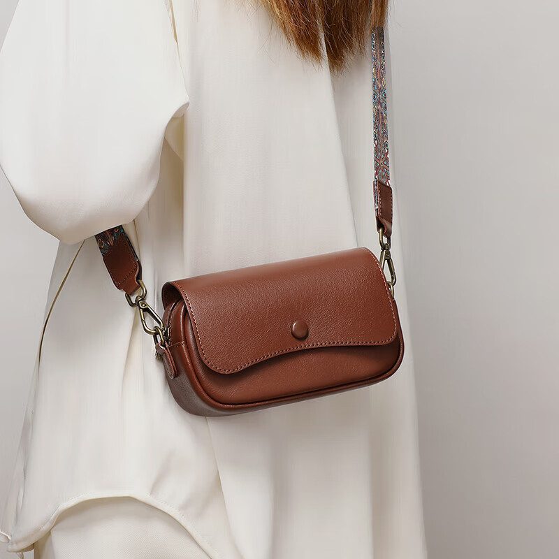 Viney Leather Handbag, Women's Mini Phone Bag, Stylish Shoulder Crossbody Bag, B...