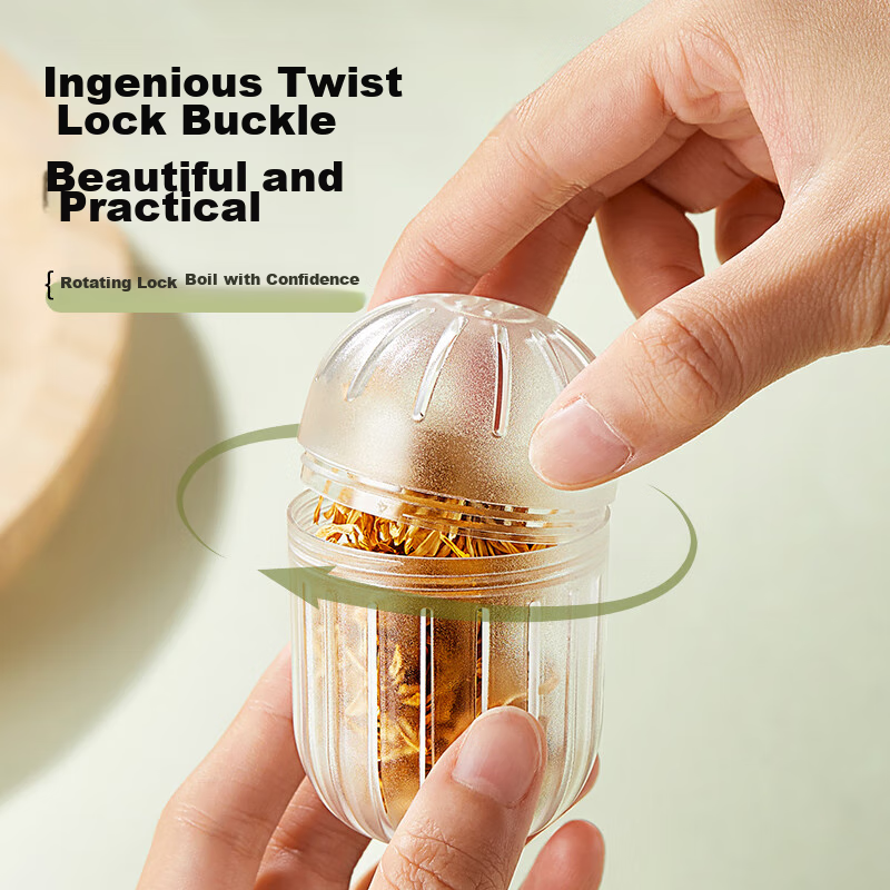 TKK Tea Strainer Tea Infuser Household Tea Brewing Tool Independent Tea Compartm...