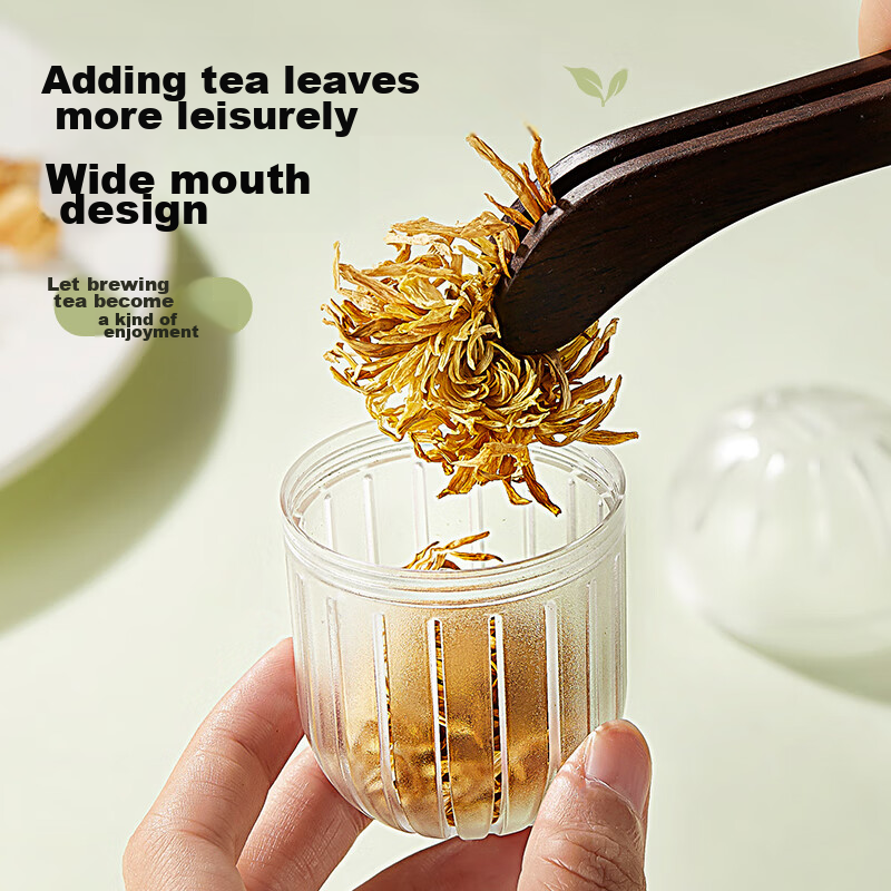 TKK Tea Strainer Tea Infuser Household Tea Brewing Tool Independent Tea Compartm...