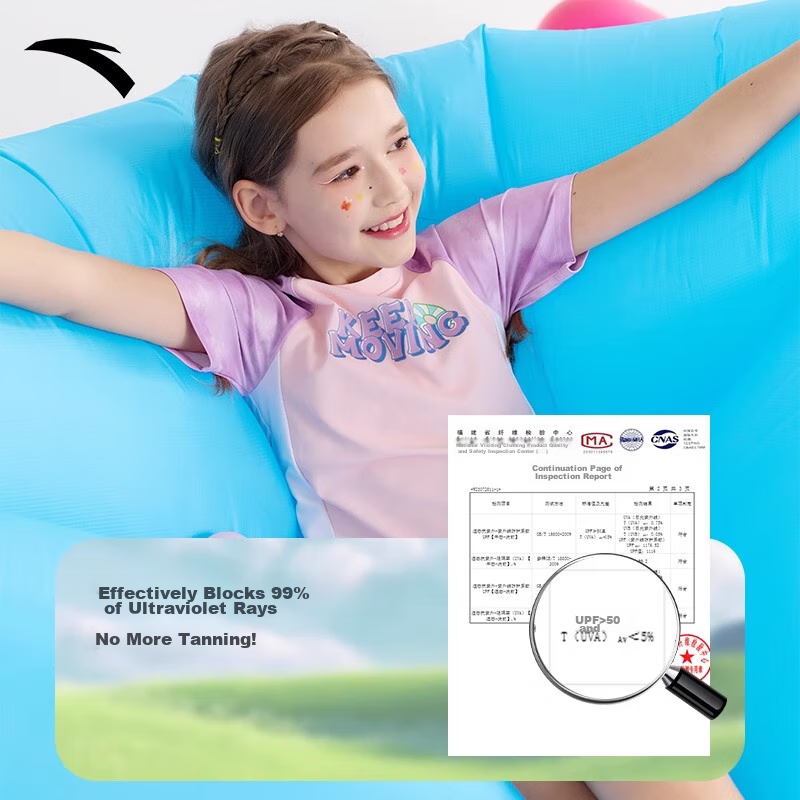 ANTA Children's Swimsuit for Hot Springs, 2024 New Style, for Older Children, Su...