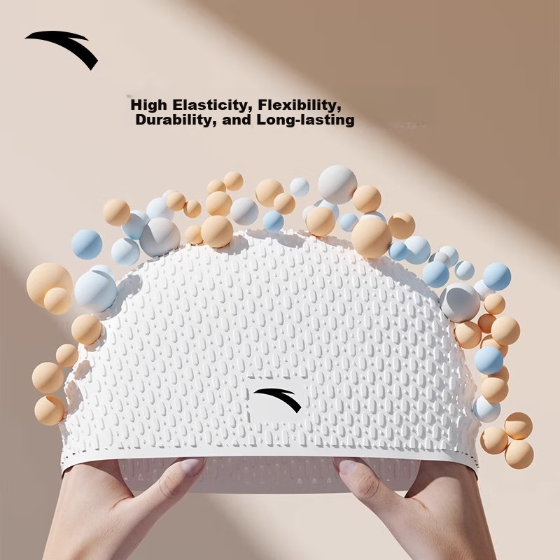 ANTA Women's Swim Cap Extra Large Size Silicone Ear Protection for Long Hair Wat...