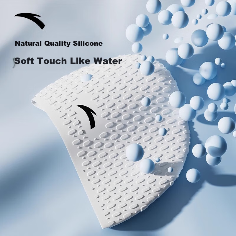 ANTA Women's Swim Cap Extra Large Size Silicone Ear Protection for Long Hair Wat...