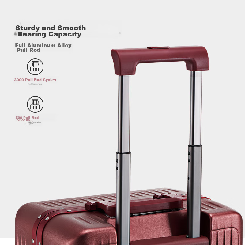 Aihua Xingzhe Series Luggage, 20-Inch Aluminum Frame Suitcase, Carry-On for Wome...