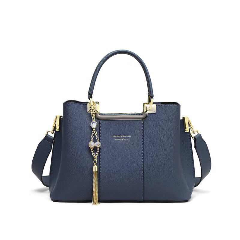 YUYULA Women's Handbag, Genuine Leather Tote Bag, Middle-Aged Brand Shoulder Bag...