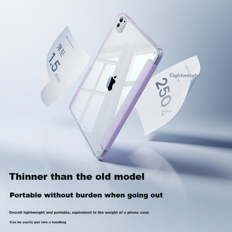 Baseus Tablet Protective Case for iPad【Thin and Flexible, Crystal Clear, Anti-Y...