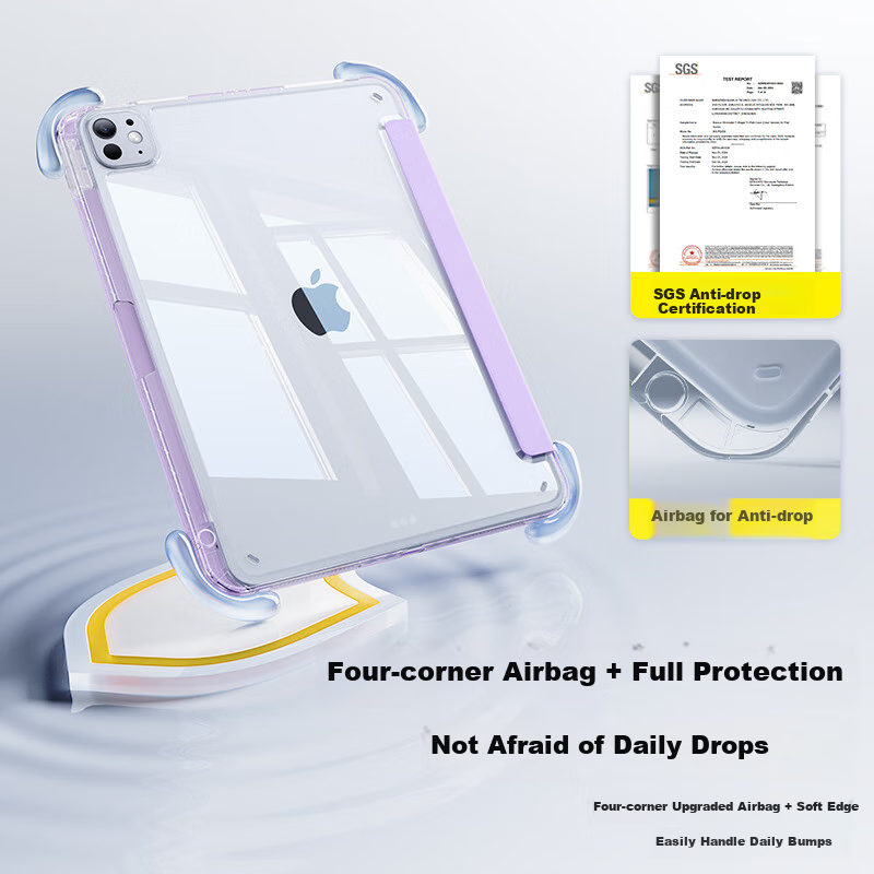 Baseus Tablet Protective Case for iPad【Thin and Flexible, Crystal Clear, Anti-Y...