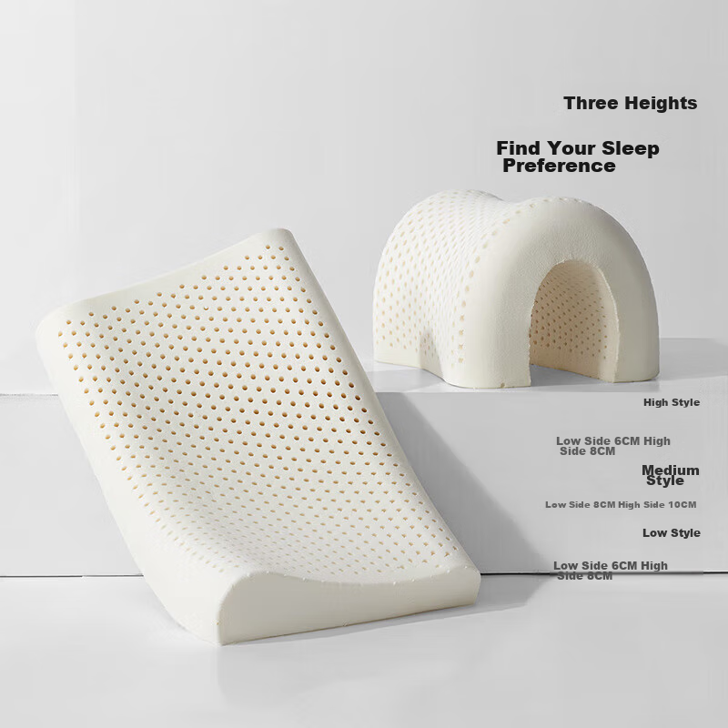 Baili Si Shuixing Home Textiles Latex Pillow, 93% Natural Latex, Imported from T...