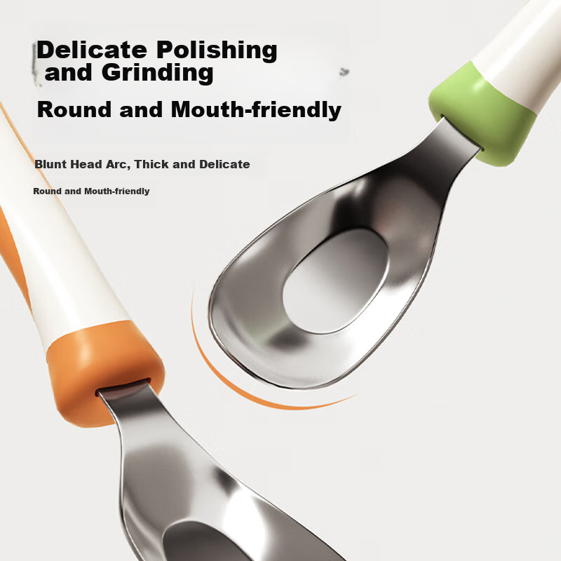 Baoshi Baby Spoon, Infant Yuanbao Spoon, Complementary Food Spoon, 316 Stainless...