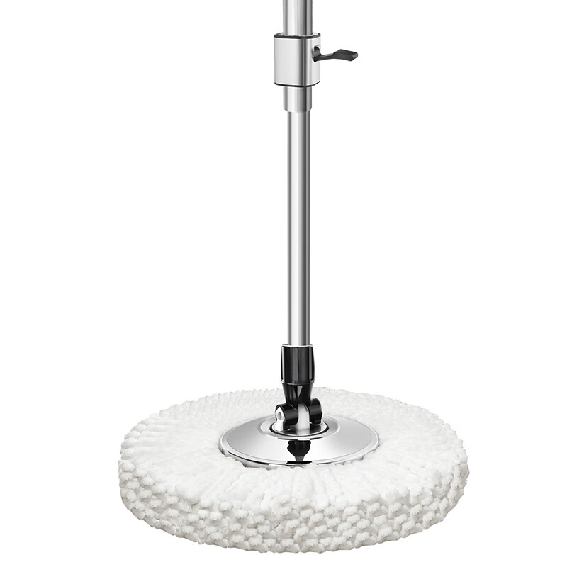 Baijiahaoshi Hands-Free Rotating Mop Handle, Stainless Steel Handle And Mop Head...