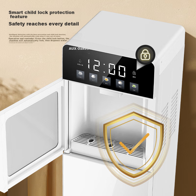 AUX Bottom-Placed Voice-Controlled Instant Hot Water Dispenser, 3-Second Rapid H...