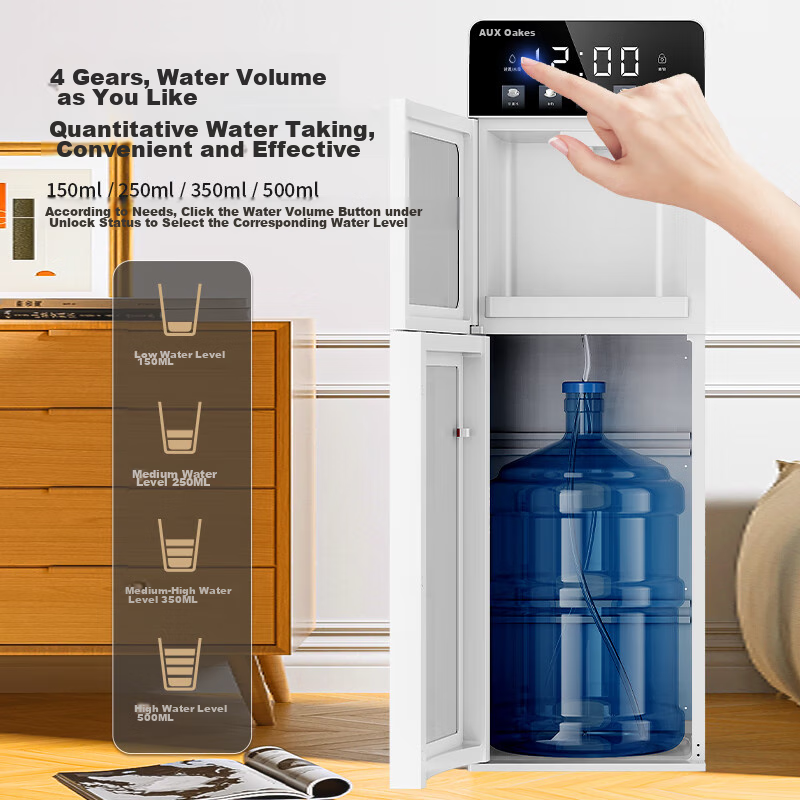 AUX Bottom-Placed Voice-Controlled Instant Hot Water Dispenser, 3-Second Rapid H...